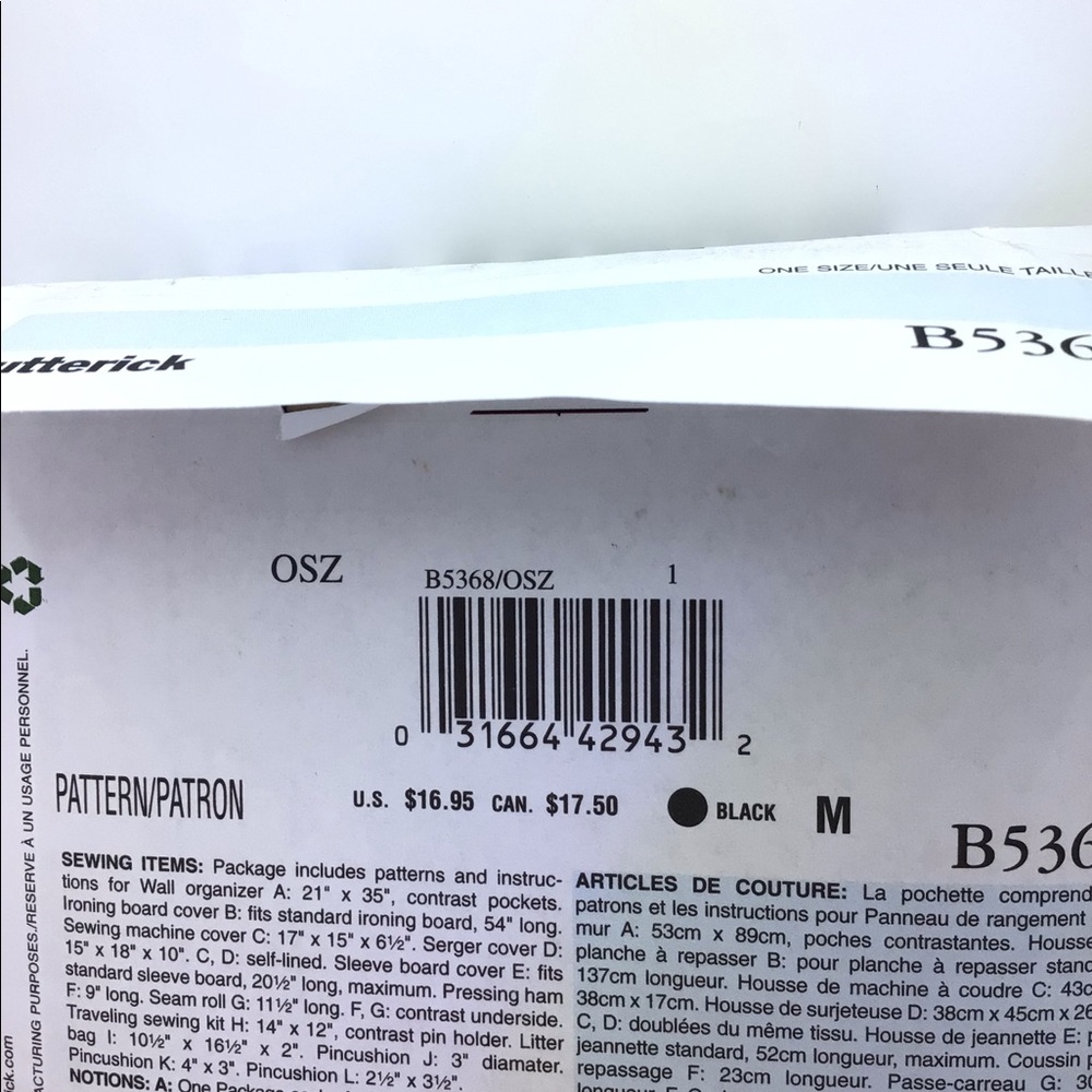 BUTTERICK WAVERLY PATTERN B5368 - Picture 6 of 16
